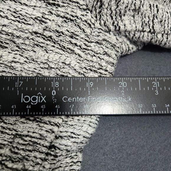 LOFT Women 10 Black Marbled One Button Notched Blazer Jacket - Picture 9 of 10